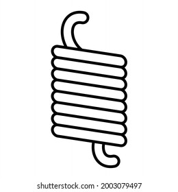 Vektorgrafik-Elastische Frühlingsübersicht-Design
