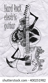 Vector electric guitar