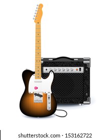 Vector electric guitar and amplifier