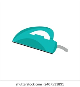 Vector electric iron logo design