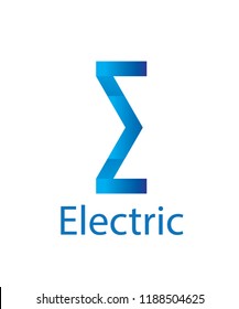 Vector Electric Logo Design Templet