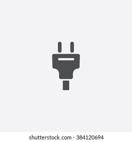 Vector electric plug Icon