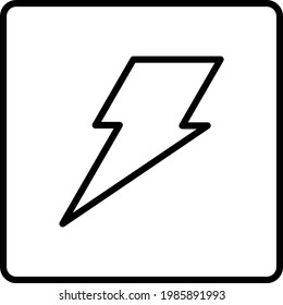 Vector Electric Pole Fuse Charge Electricity Distribution Pole Station Icon