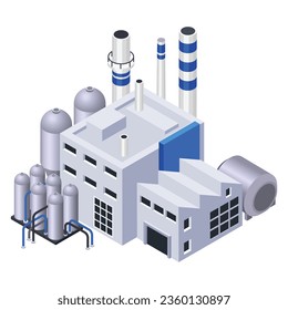 vector electricity isometric icons set with solar panels power stations high voltage wires