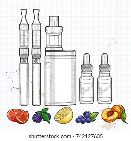 Vector electronic cigarette