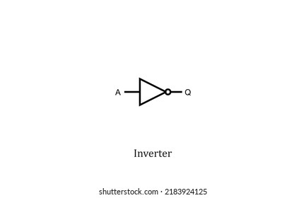 vector electronic circuit symbol Inventer