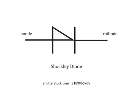 vector electronic circuit symbol shockley diode