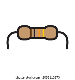 vector electronic component named resistor