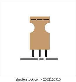 
vector electronic component named transistor