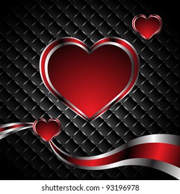 Vector elegance valentine card. Clip-art