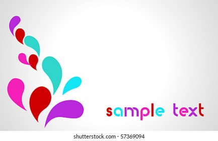Vector elegant abstract business background
