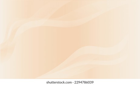 Vector elegant abstract curves on cream background with golden lines modern banner template design elegant and elegant style suitable for posters banner brochure cover page website