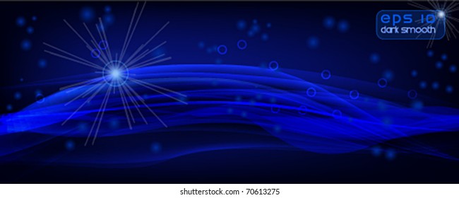 Vector elegant abstract dark smooth business background
