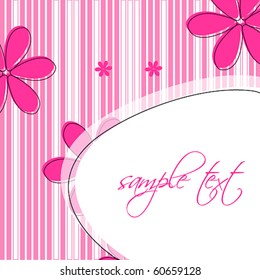 Vector elegant abstract floral background