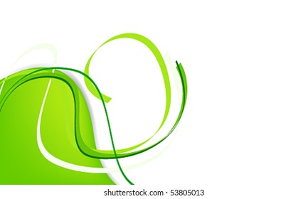 Vector elegant abstract floral business background