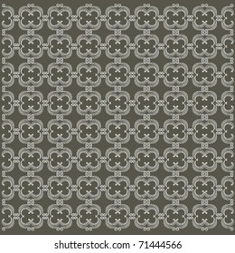 Vector elegant abstract floral pattern background
