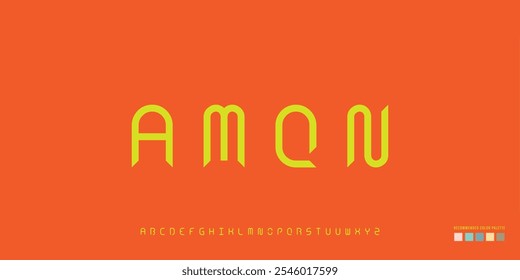 Elegante Colección de letras minimalista Serif Alphabet – Letras clásicas y modernas
