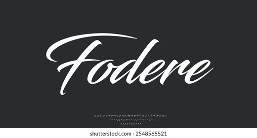 Vector elegant alphabet letters font classic modern serif lettering minimal fashion	