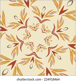 Vector Elegant background with lace ornament . Floral ornament eps 10
