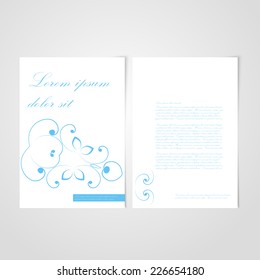 Vector Elegant background with lace ornament . Floral ornament in circle, eps 10