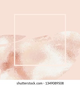 Vector elegant background with rose gold for sales, blogs, social media, web design, covers and postcards