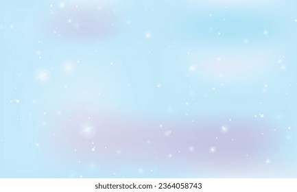 Vector elegant blue sparkle bokeh light background design