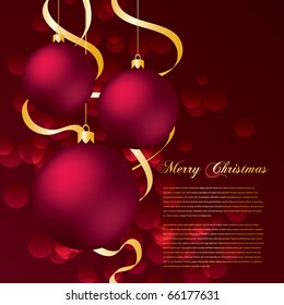 vector elegant christmas background