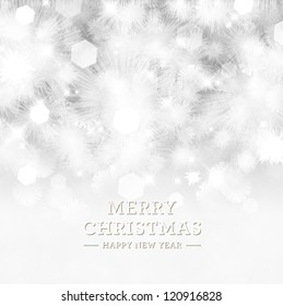 Vector elegant Christmas background illustration.