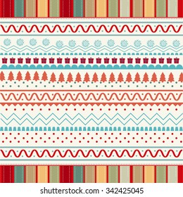 Vector elegant Christmas greeting card or illustration for Christmas festival.  