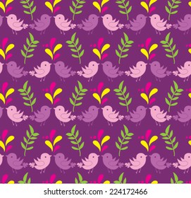 Vector elegant Christmas wallpaper pattern.