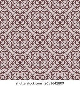 Vector Elegant Damask Seamless Pattern for Wallpaper, Fabric, Branding, Packaging, Invitations, Wedding, Home Decor Design