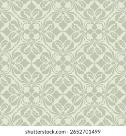 Vector Elegant Damask Seamless Pattern for Wallpaper, Fabric, Branding, Packaging, Invitations, Wedding, Home Decor Design