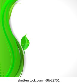 Vector elegant eco abstract business background