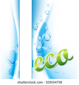 vector elegant eco background design