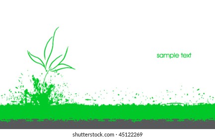 Vector elegant eco grungy business background