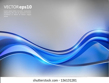 Vector. Elegant fractal wave