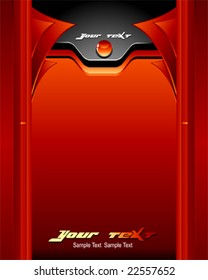 vector elegant futuristic layout