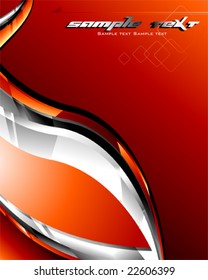 vector elegant futuristic layout