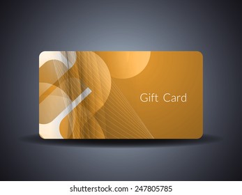Vector elegant gift card design. 