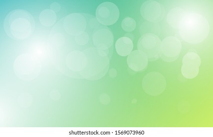 Vector, Elegant 
green color background with, Abstract colorful bokeh light background. Vector illustration