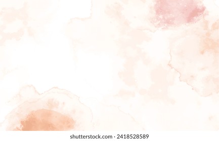 Fondo de color de agua pintado a mano y elegante vector.