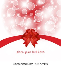 Vector elegant Holiday background with stars and place for text.