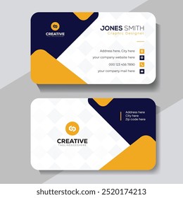 Vector elegant minimal red and gray business card template