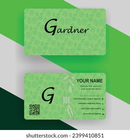 Vector elegant modern business visit card design template