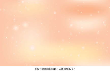 Vector elegant Orange sparkle bokeh light background design.