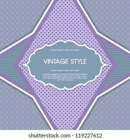 Vector elegant ornate frame for invitation or announcement.