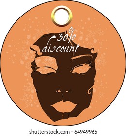 vector elegant price tag