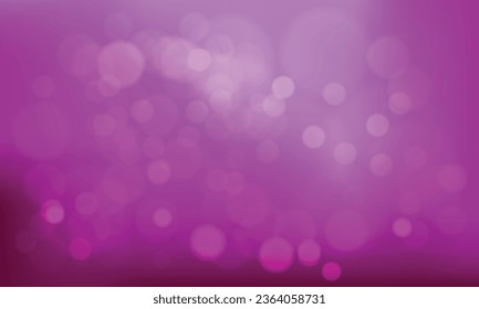 Vector elegant purple bokeh blur light effect.