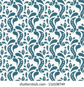 Vector elegant seamless pattern (can be repeated seamlessly as many times as needed).