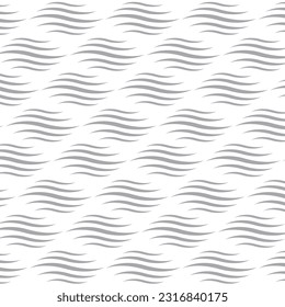 Vector elegant seamless wave pattern 